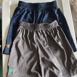 Under Armour Kids' Navy and Gray Shorts Duo
